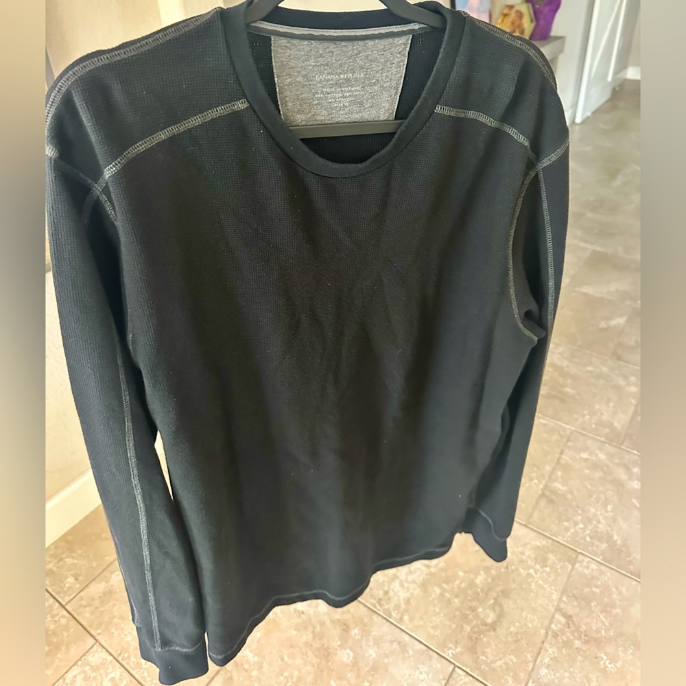 Banana Republic Crewneck Waffle Sweater